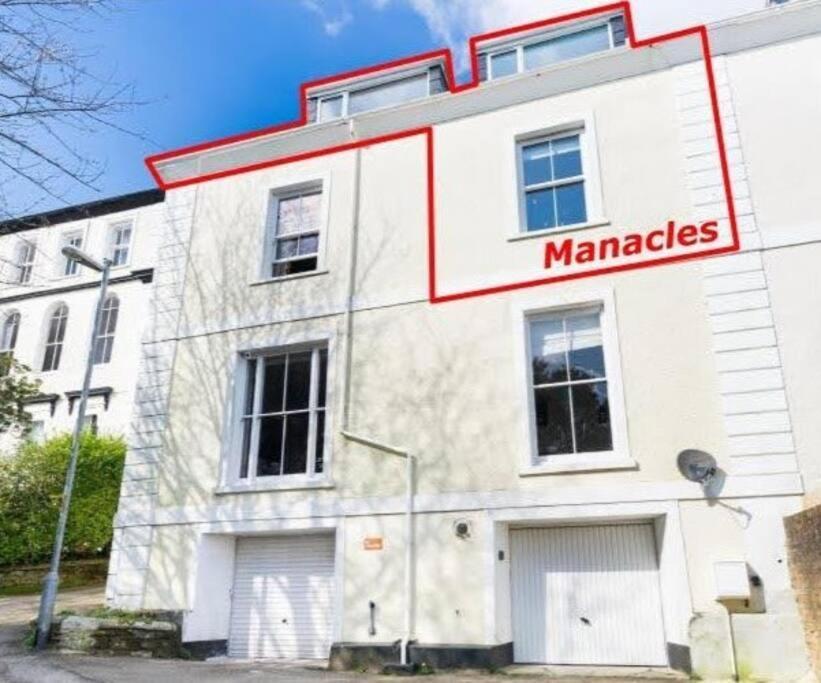Manacles - Spacious Flat Near Beach With Sea Views & Parking Falmouth Ngoại thất bức ảnh